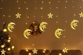 Luces decorativas grandes LUNA CON ESTRELLA (3)